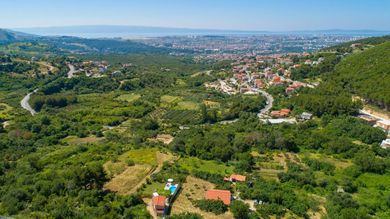 Holiday Home Rupotina With A Large Yard, Pool And A Beautiful View Salona Kültér fotó