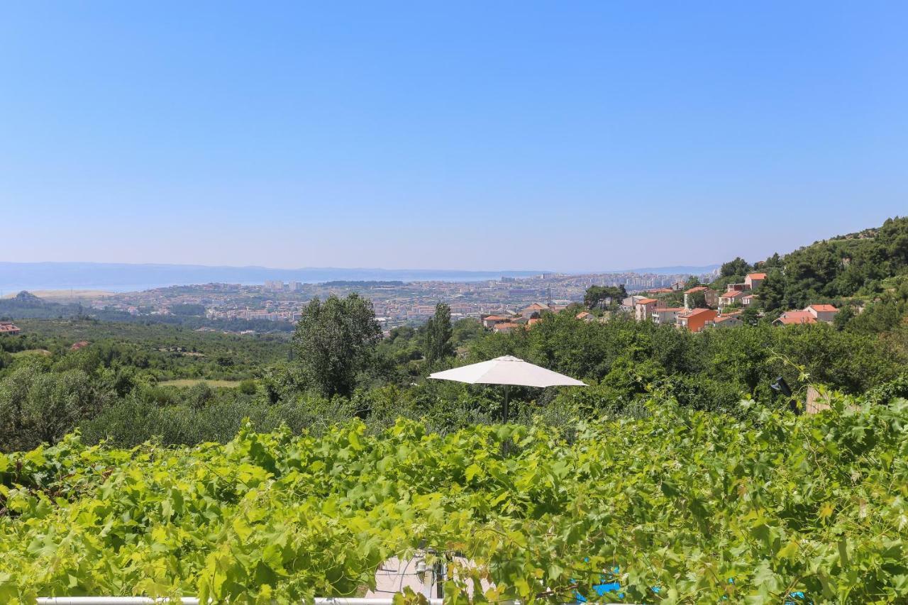 Holiday Home Rupotina With A Large Yard, Pool And A Beautiful View Salona Kültér fotó